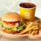 Thai Stile Limone Crispy Gamberetti Burger Combo Combo