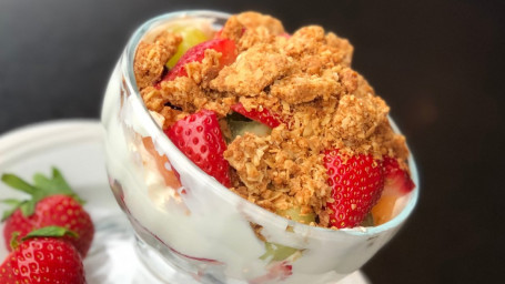 Greek Yogurt With Fresh Fruit Granola