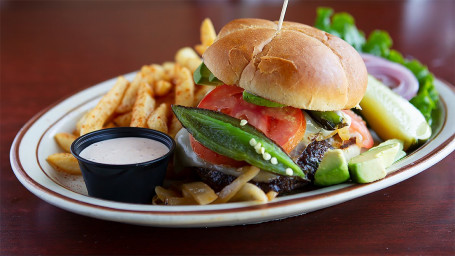 Jalapeno And Queso Fresco Burger