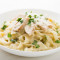 Pasta Alfredo Con Gamberi