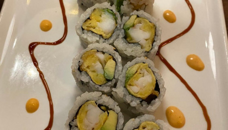 Rotolo Di Avocado Con Tempura Di Gamberetti