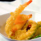 Antipasto Di Tempura Di Gamberi E Verdure