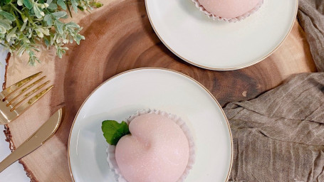 Pink Peach Oolong Mochi (2Pcs)