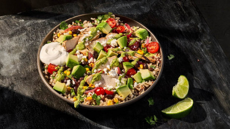 Ciotola Di Cereali Baja Con Pollo