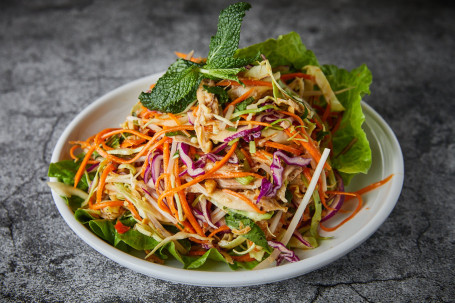 Yuè Shì Mù Guā Shā Lǜ Pèi Jī Sī A7. Green Papaya Salad With Shredded Chicken