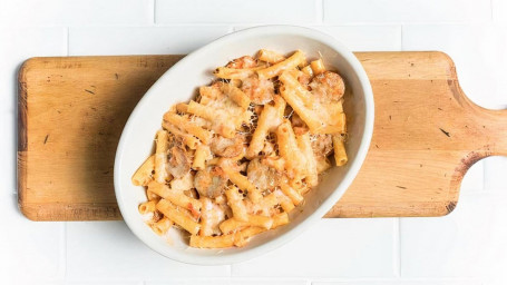 Ziti Al Forno Con Salsiccia Italiana