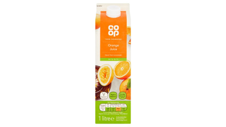 Co-Op Orange Juice With Bits 1 Litre