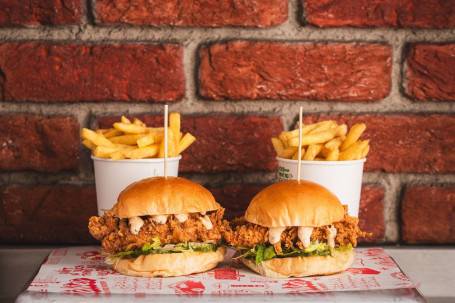 Burger Fries Combo For Two