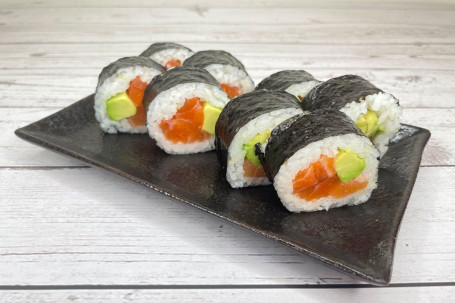 Salmon Avocado Roll 8Pc