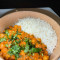 Chickpeas Steamed Rice (Vegetarian)