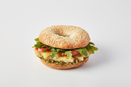 Chicken Pesto Bagel