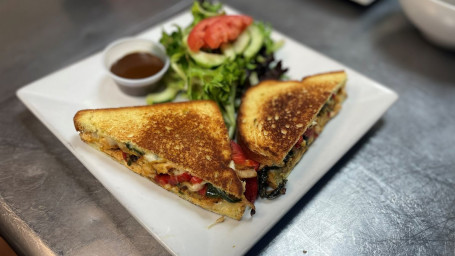 Chicken Fajita Grilled Cheese