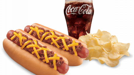 2 Chili Cheese Dog Combo