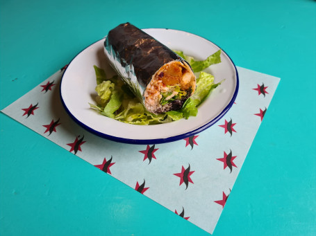 Butternut Squash, Chickpea And Halloumi Burrito (V)