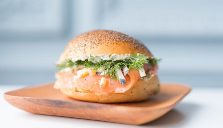 Salmon Granny Smith Brioche