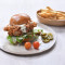 Fried Chicken Burger Xiāng Cuì Zhà Jī Xiā Ròu Hàn Bǎo Pèi Shǔ Tiáo