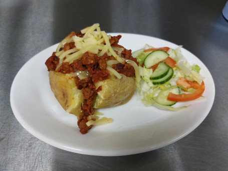 Jacket Potato With Bbq Chicken