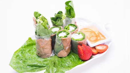 21 Lemongrass Beef Spring Rolls