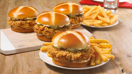 Chicken Sandwich Feed 4 Combo