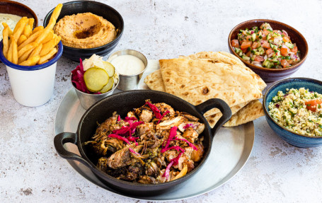 Pulled Lamb Shoulder Mezze For 2