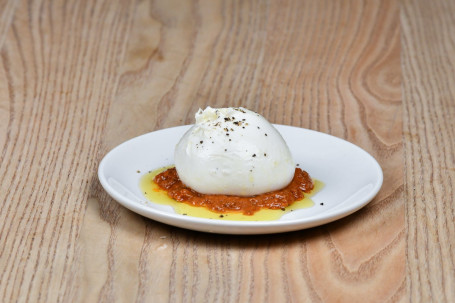 Vegan Burrata With Vegan Nduja