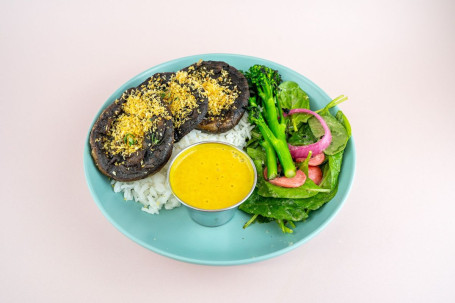 Mushroom Katsu Bowl