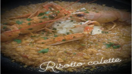 Risotto Scampi Pistacchio È Zucca Rossa E