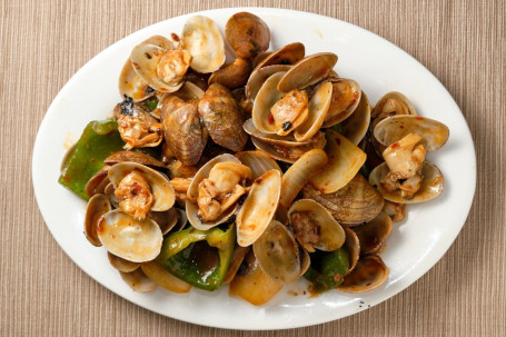 Shì Jiāo Chǎo Huā Jiǎ Stir Fried Clams With Black Bean Sauce