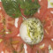 Burrata Sur Carpaccio De Tomates Et Sauce Pesto