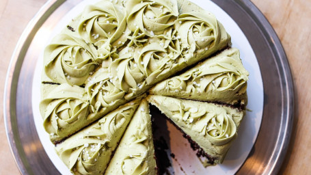 Vegan Chocolate Matcha Cake