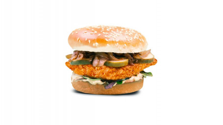 1/4 Libbre Big Burgerim Di Pollo Croccante