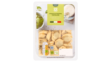 Co-Op Fresh Spinach Ricotta Tortelloni 300G