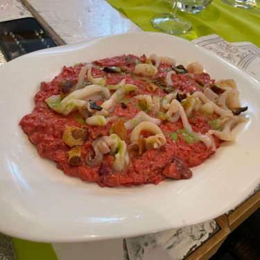 Carnaroli Rapa Rossa Guanciale Calamari