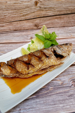 Crispy Whole Sea Bass In Caramelised Sauce