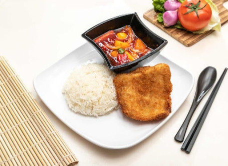 Suān Tián Jí Liè Yú Liǔ Fàn Sweet And Sour Fish Fillet With Rice