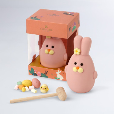 Huā Yàng Xiǎo Tù Zhū Gǔ Lì Lǐ Hé Joyful Bunny Chocolate Gift Box