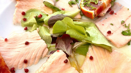 Salmone Marinato Arancia E Pepe Rosa