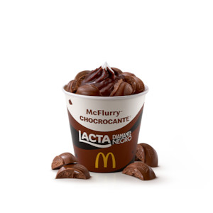 Mcflurry Scioccante Croccante Con Diamante Nero