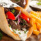 3#Lamb Beef Greek Shawarma Sandwich