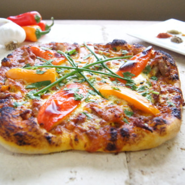 Pizza Pollo Al Curry