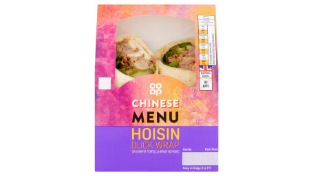 Co-Op Chinese Menu Hoisin Duck Wrap