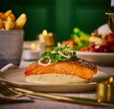 Bernese Con Salmone Saltato In Padella