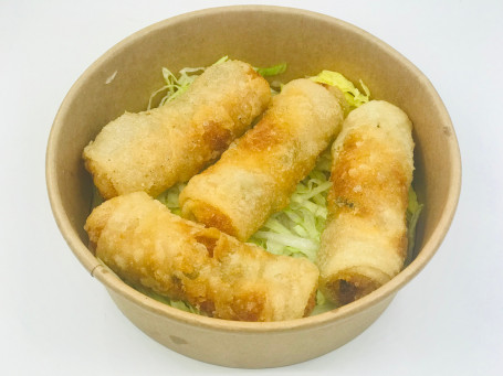 Prawn And Pork Spring Rolls (4 Rolls)