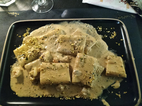 Paccheri Con Gamberi* E Pesto Di Pistacchio