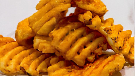 Tray Of Waffle Fries