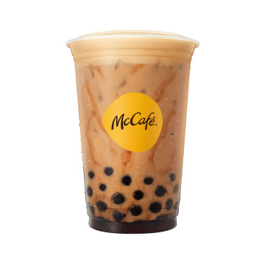 Mccafe Iced Okinawa Brown Sugar X Bubble Milk Tea Mccafe Dòng Chōng Shéng Hēi Táng X Zhēn Zhū Năi Chá Mccafe Iced Okinawa Brown Sugar