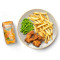 Kids' Buttermilk Breaded Chicken And Chips