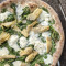 Grilled Artichoke, Creme Fraiche, Spinach, Mozzarella, Garlic Oil