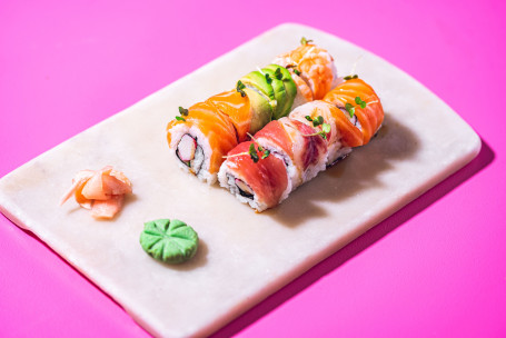 Rainbow Sushi Roll Cǎi Hóng Juǎn