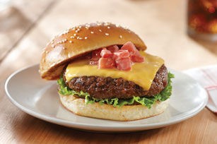 Hamburger Al Formaggio Da Steakhouse